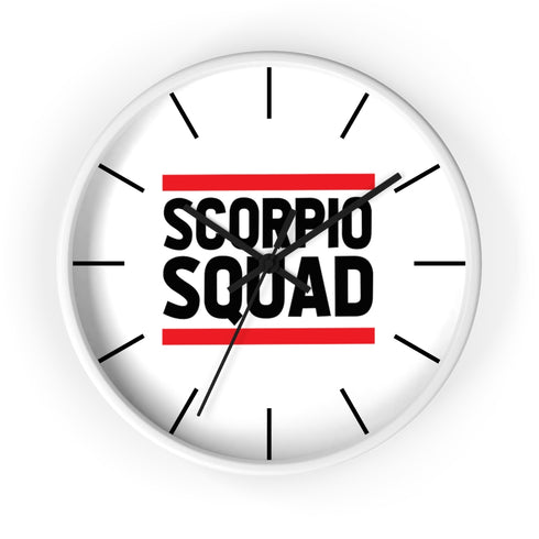 Scorpio Squad Wall clock